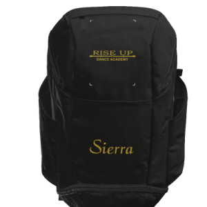 Backpack Style (Black poly PVC): $68