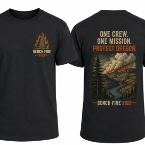 Oregon Bench Fire Short Sleeve Tee