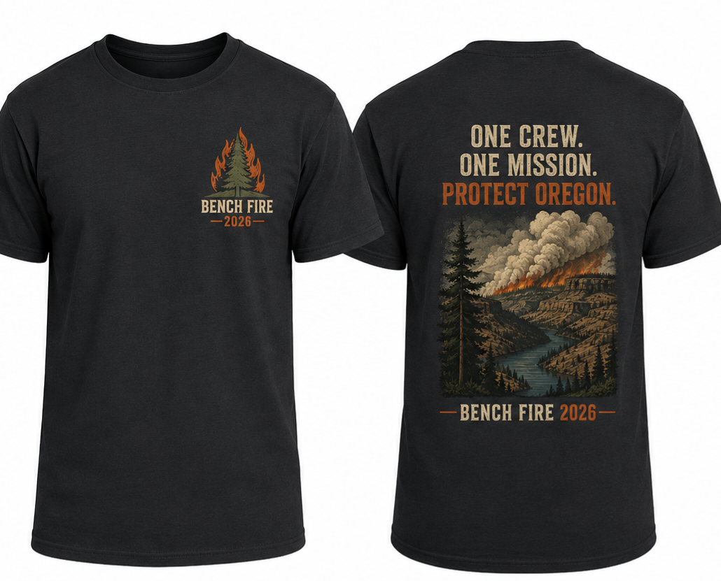 Oregon Bench Fire Short Sleeve Tee