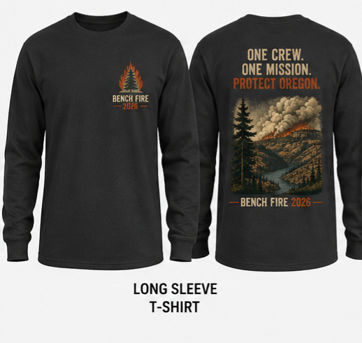 Oregon Bench Fire Long Sleeve Tee