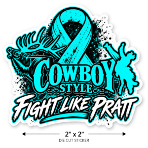 Fight Like Pratt Sticker
